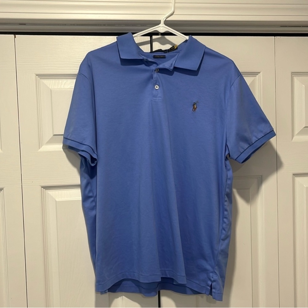 Polo by Ralph Lauren Men's Blue Polo Shirt